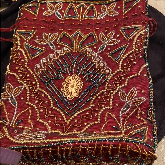 Red Lovely Beaded Tote large-see Purses,Bags more listings! - Picture 8 of 11